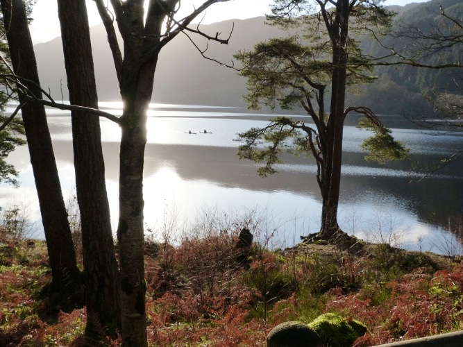 Kayaking on Loch Eck