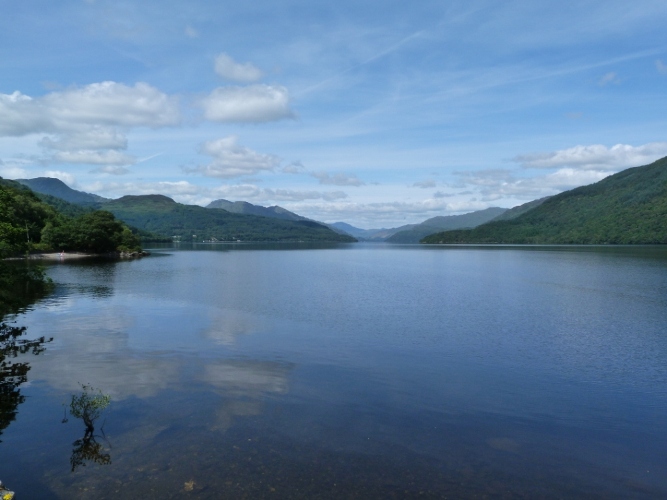 View down Loch Lomond