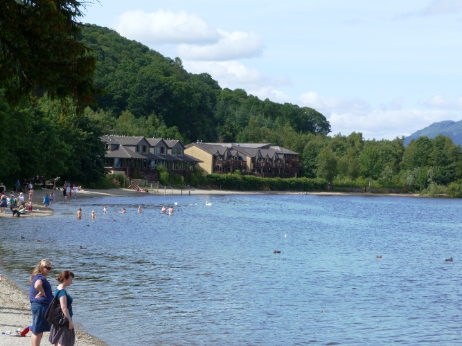 Beach at Loch Lomond